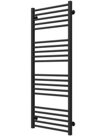 Полотенцесушитель водяной Deffi Lima П20 600х1300 боковое правое подключение черный A.LI.130.60.20.B.C