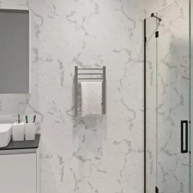 Сушка для рушників водяна Deffi Lima П8 300х500 нижнє підключення хром A.LI.50.30.8.C.A