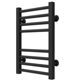 Полотенцесушитель водяной Deffi Lima П8 300х500 нижнее подключение черный A.LI.50.30.8.B.A