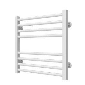 Полотенцесушитель водяной Deffi Lima П8 500х500 боковое левое подключение белый A.LI.50.50.8.W.B