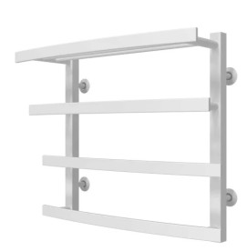 Сушка для рушників водяна Deffi Lotos П4 400х500 нижнє підключення білий A.LO.50.40.4.W.A