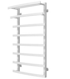 Сушка для рушників водяна Deffi Lotos П8 400х1000 нижнє підключення білий A.LO.100.40.8.W.A