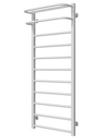 Полотенцесушитель водяной Deffi Lux Hotel П11 400х1200 боковое правое подключение белый A.LH.120.40.11.W.C