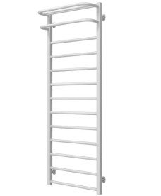 Полотенцесушитель водяной Deffi Lux Hotel П13 400х1400 боковое левое подключение белый A.LH.140.40.13.W.B