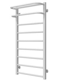 Сушка для рушників водяна Deffi Lux Hotel П9 500х1000 бічне ліве підключення білий A.LH.100.50.9.W.B