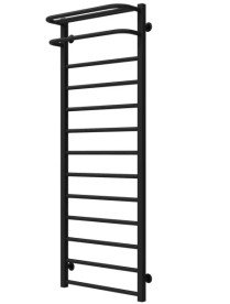 Полотенцесушитель водяной Deffi Lux Hotel П13 500х1400 боковое левое подключение черный A.LH.140.50.13.B.B