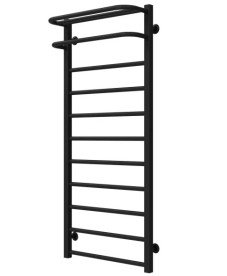 Сушка для рушників водяна Deffi Lux Hotel П11 600х1200 нижнє підключення чорний A.LH.120.60.11.B.A