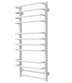 Полотенцесушитель водяной Deffi Lux П12 500х1100 нижнее подключение белый A.LU.110.50.12.W.A