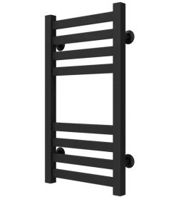 Полотенцесушитель водяной Deffi Magnus П8 200х600 боковое правое подключение черный A.MA.60.20.8.B.C