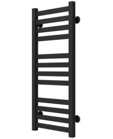 Полотенцесушитель водяной Deffi Magnus П12 200х800 боковое левое подключение черный A.MA.80.20.12.B.B