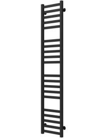 Сушка для рушників водяна Deffi Magnus П20 200х1600 нижнє підключення чорний A.MA.160.20.20.B.A