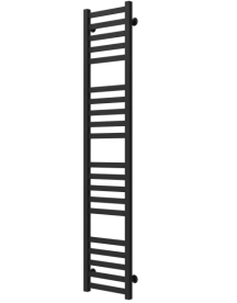 Сушка для рушників водяна Deffi Magnus П20 200х1600 бічне ліве підключення чорний A.MA.160.20.20.B.B