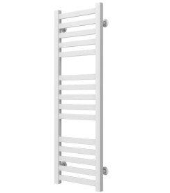 Полотенцесушитель водяной Deffi Magnus П15 400х1000 боковое левое подключение белый A.MA.100.40.15.W.B