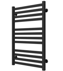 Сушка для рушників водяна Deffi Magnus П12 600х800 бічне праве підключення чорний A.MA.80.60.12.B.C