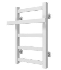 Сушка для рушників водяна Deffi Nicolе П5 300х500 нижнє підключення білий A.NI.50.30.5.W.A