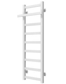 Сушка для рушників водяна Deffi Nicolе П9 300х1000 нижнє підключення білий A.NI.100.30.9.W.A