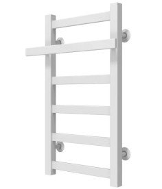 Полотенцесушитель водяной Deffi Nicolе П6 400х600 боковое правое подключение белый A.NI.60.40.6.W.C
