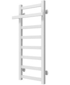 Полотенцесушитель водяной Deffi Nicolе П8 400х800 боковое левое подключение белый A.NI.80.40.8.W.B