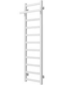 Сушка для рушників водяна Deffi Nicolе П11 400х1200 бічне ліве підключення білий A.NI.120.40.11.W.B