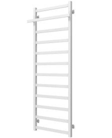 Сушка для рушників водяна Deffi Nicolе П12 500х1400 бічне ліве підключення білий A.NI.140.50.12.W.B