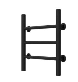 Сушка для рушників водяна Deffi Оріон П3 200х400 бічне ліве підключення чорний C.OR.40.20.3.B.B