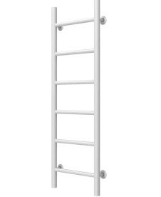 Полотенцесушитель водяной Deffi Орион П6 200х1000 нижнее подключение белый C.OR.100.20.6.W.A