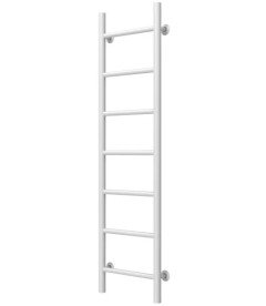 Полотенцесушитель водяной Deffi Орион П7 200х1200 боковое правое подключение белый C.OR.120.20.7.W.C