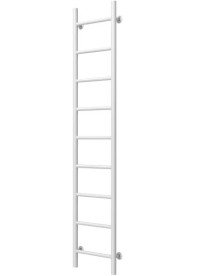 Полотенцесушитель водяной Deffi Орион П9 200х1600 нижнее подключение белый C.OR.160.20.9.W.A