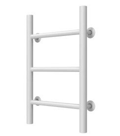 Сушка для рушників водяна Deffi Оріон П3 300х500 нижнє підключення білий C.OR.50.30.3.W.A