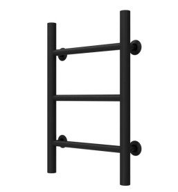 Полотенцесушитель водяной Deffi Орион П3 300х500 нижнее подключение черный C.OR.50.30.3.B.A