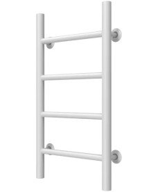 Полотенцесушитель водяной Deffi Орион П4 300х600 боковое правое подключение белый C.OR.60.30.4.W.C