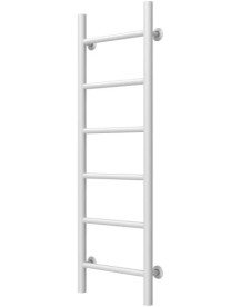 Сушка для рушників водяна Deffi Оріон П6 300х1000 нижнє підключення білий C.OR.100.30.6.W.A
