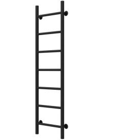 Сушка для рушників водяна Deffi Оріон П7 300х1200 бічне ліве підключення чорний C.OR.120.30.7.B.B