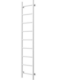 Сушка для рушників водяна Deffi Оріон П9 300х1600 бічне ліве підключення білий C.OR.160.30.9.W.B