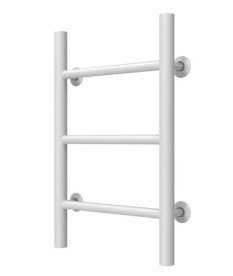 Полотенцесушитель водяной Deffi Орион П3 400х500 нижнее подключение белый C.OR.50.40.3.W.A