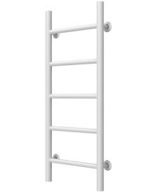 Сушка для рушників водяна Deffi Оріон П5 400х800 бічне ліве підключення білий C.OR.80.40.5.W.B