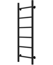 Сушка для рушників водяна Deffi Оріон П6 400х1000 нижнє підключення чорний C.OR.100.40.6.B.A