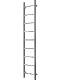 Полотенцесушитель водяной Deffi Орион П9 400х1600 боковое левое подключение хром C.OR.160.40.9.C.B