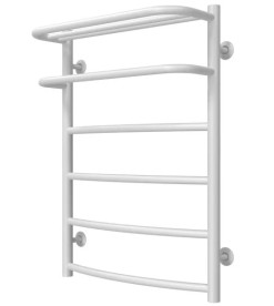 Полотенцесушитель водяной Deffi Отель П6 400х700 боковое левое подключение белый C.OD.70.40.6.W.B