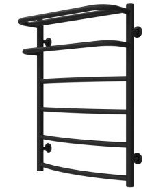 Сушка для рушників водяна Deffi Готель П6 400х700 бічне праве підключення чорний C.OD.70.40.6.B.C