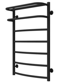 Полотенцесушитель водяний Deffi Готель П7 500х800 нижнє підключення чорний C.OD.80.50.7.B.A