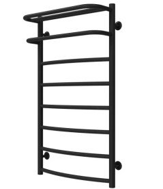 Сушка для рушників водяна Deffi Готель П8 500х900 нижнє підключення чорний C.OD.90.50.8.B.A