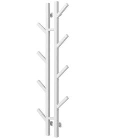 Полотенцесушитель водяной Deffi Sakura П8 100х1200 нижнее подключение белый A.SR.120.10.8.W.A