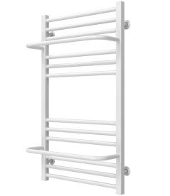 Полотенцесушитель водяной Deffi Sigma П14 500х900 боковое левое подключение белый A.SI.90.50.14.W.B