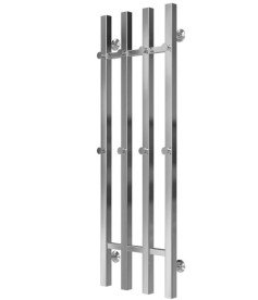 Сушка для рушників водяна Deffi Split П4 300х1000 бічне праве підключення хром A.SP.100.30.4.C.C