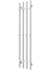 Полотенцесушитель водяной Deffi Split П4 300х1400 боковое левое подключение белый A.SP.140.30.4.W.B