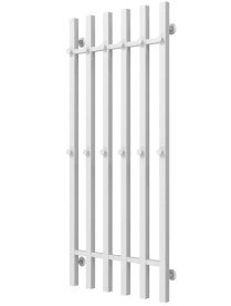 Полотенцесушитель водяной Deffi Split П6 500х1200 боковое левое подключение белый A.SP.120.50.6.W.B