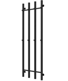 Полотенцесушитель водяной Deffi Split П4 500х1600 боковое правое подключение черный A.SP.160.50.4.B.C