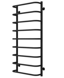 Полотенцесушитель водяной Deffi Стандарт П9 500х1100 боковое правое подключение черный C.SS.110.50.9.B.C