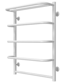 Сушка для рушників водяна Deffi Стандарт з полицею П5 500х700 бічне праве підключення білий C.SP.70.50.5.W.C